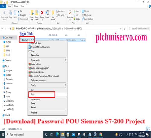 [Download] Password POU Siemens S7-200 Project