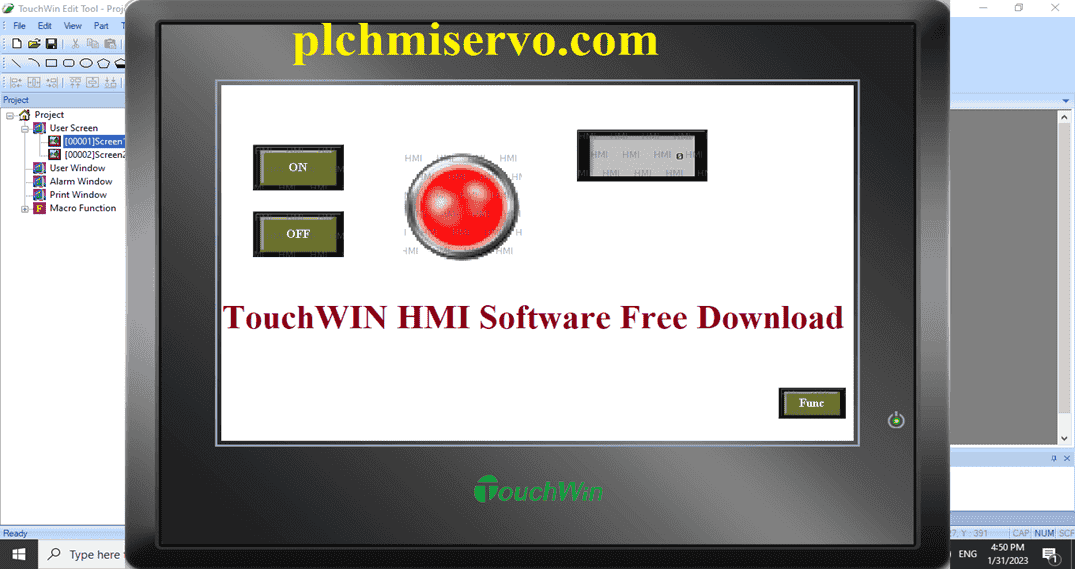 TouchWIN HMI Software Free Download TouchWIN Software
